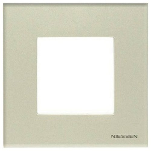 Рамка универсальная ABB Niessen Zenit 1-м. 2 мод. N2271 CP стекло жемчужное картинка
